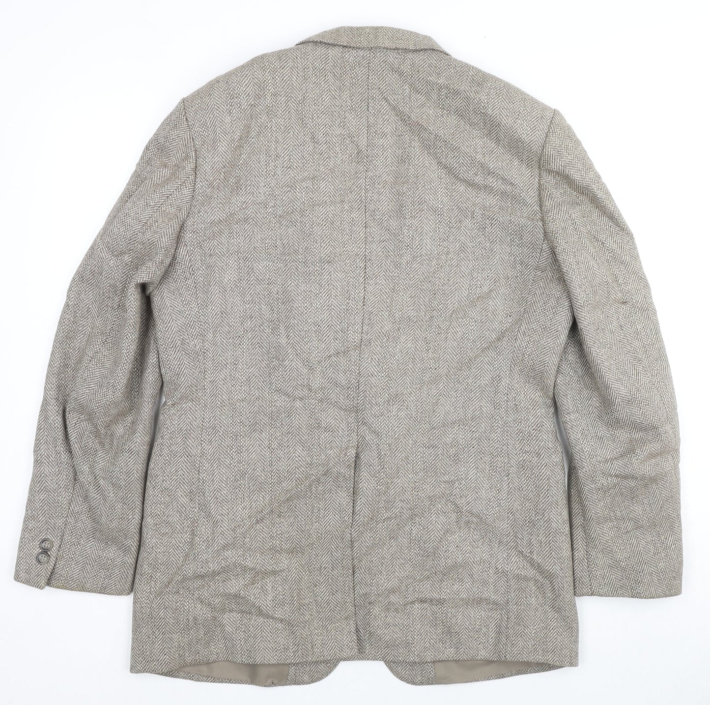 Mens UK Size 40 St Michael Regular Beige Suit Jacket