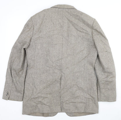 Mens UK Size 40 St Michael Regular Beige Suit Jacket