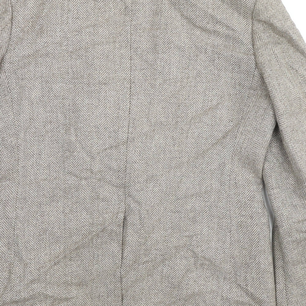 Mens UK Size 40 St Michael Regular Beige Suit Jacket