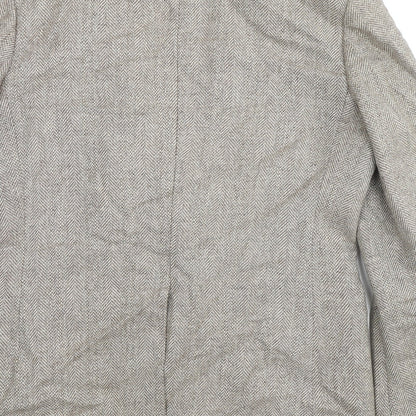Mens UK Size 40 St Michael Regular Beige Suit Jacket