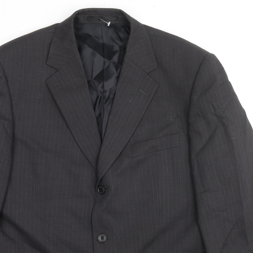 Mens UK Size 40 Burton Regular Grey Suit Jacket