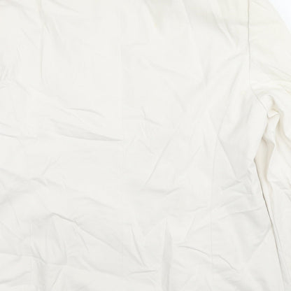 Gerry Weber Womens White Jacket Blazer Size 16 Button