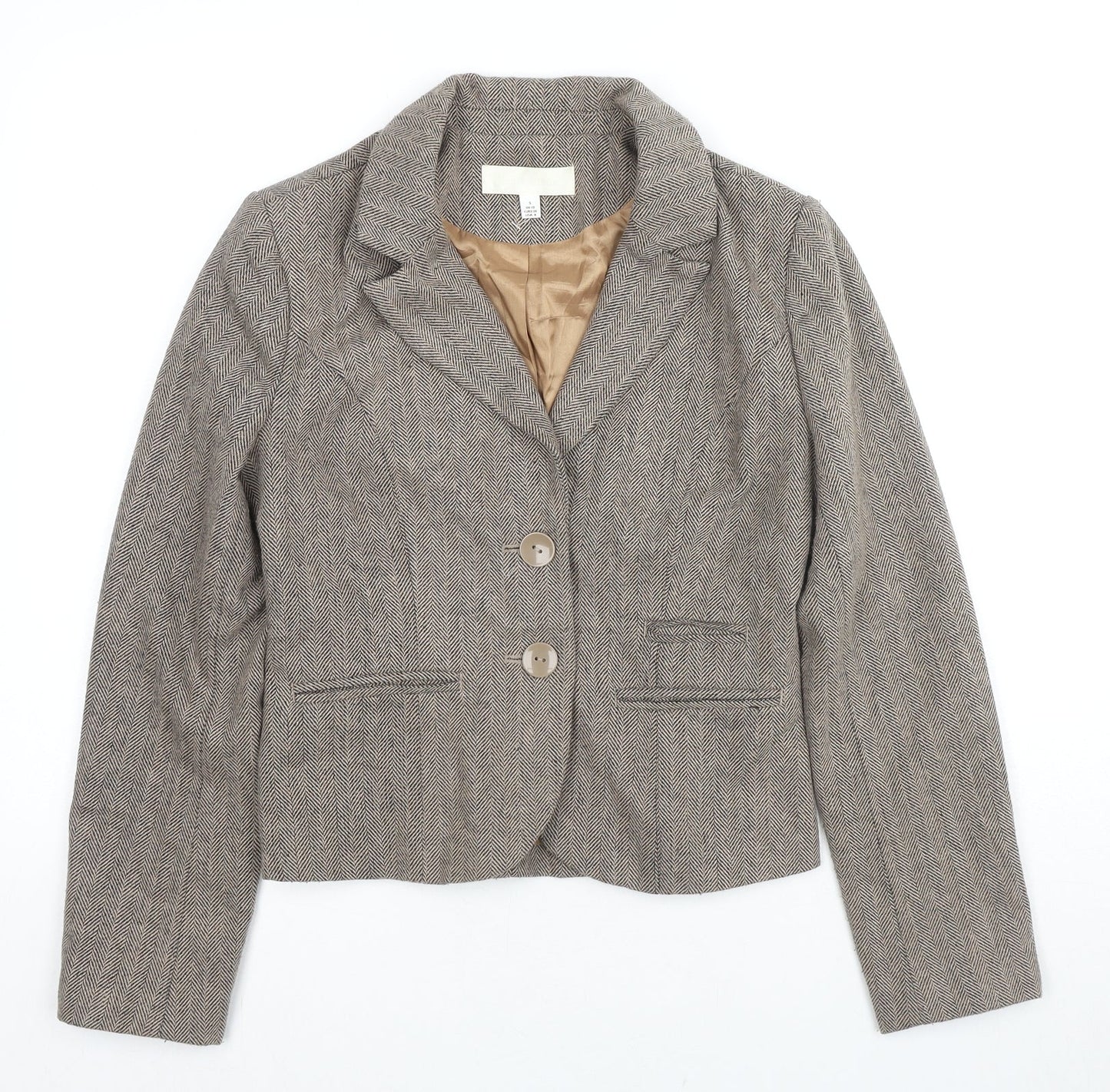 Womens UK Size 10 Ronit Zilkha Beige Jacket