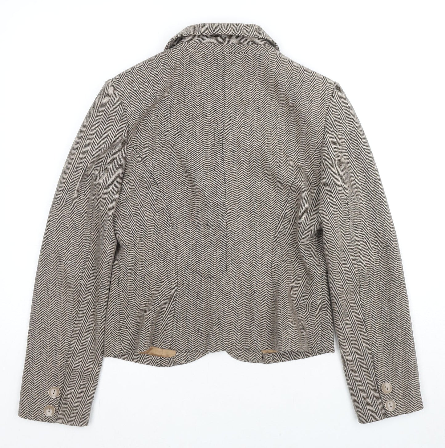 Womens UK Size 10 Ronit Zilkha Beige Jacket