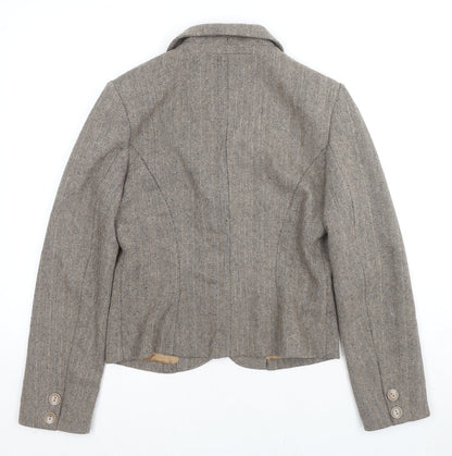 Womens UK Size 10 Ronit Zilkha Beige Jacket