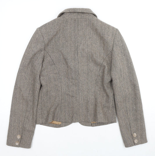 Womens UK Size 10 Ronit Zilkha Beige Jacket
