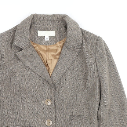 Womens UK Size 10 Ronit Zilkha Beige Jacket