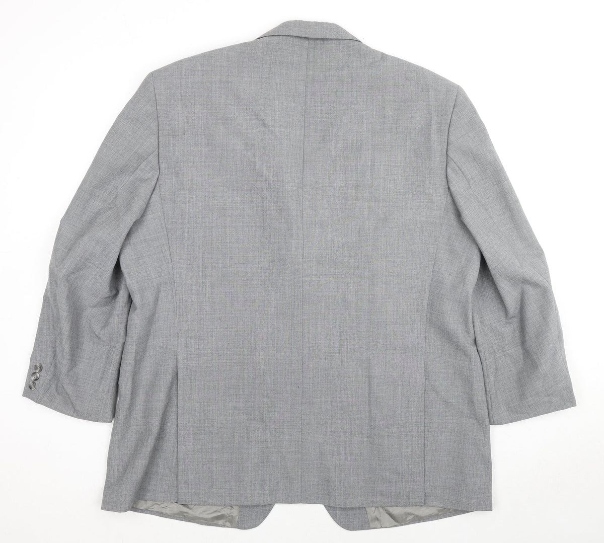 Varteks Mens Grey Polyester Jacket Suit Jacket Size 50 Regular