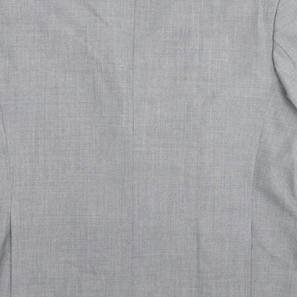 Varteks Mens Grey Polyester Jacket Suit Jacket Size 50 Regular