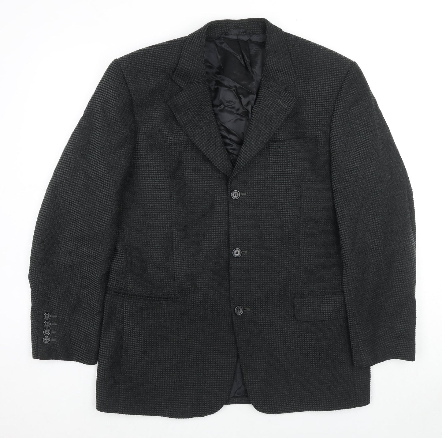 Mens UK Size 40 Douglas Regular Black Suit Jacket