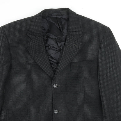 Mens UK Size 40 Douglas Regular Black Suit Jacket