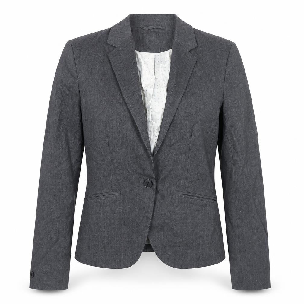 Womens UK Size 6 H&M Regular Grey Sport Coat