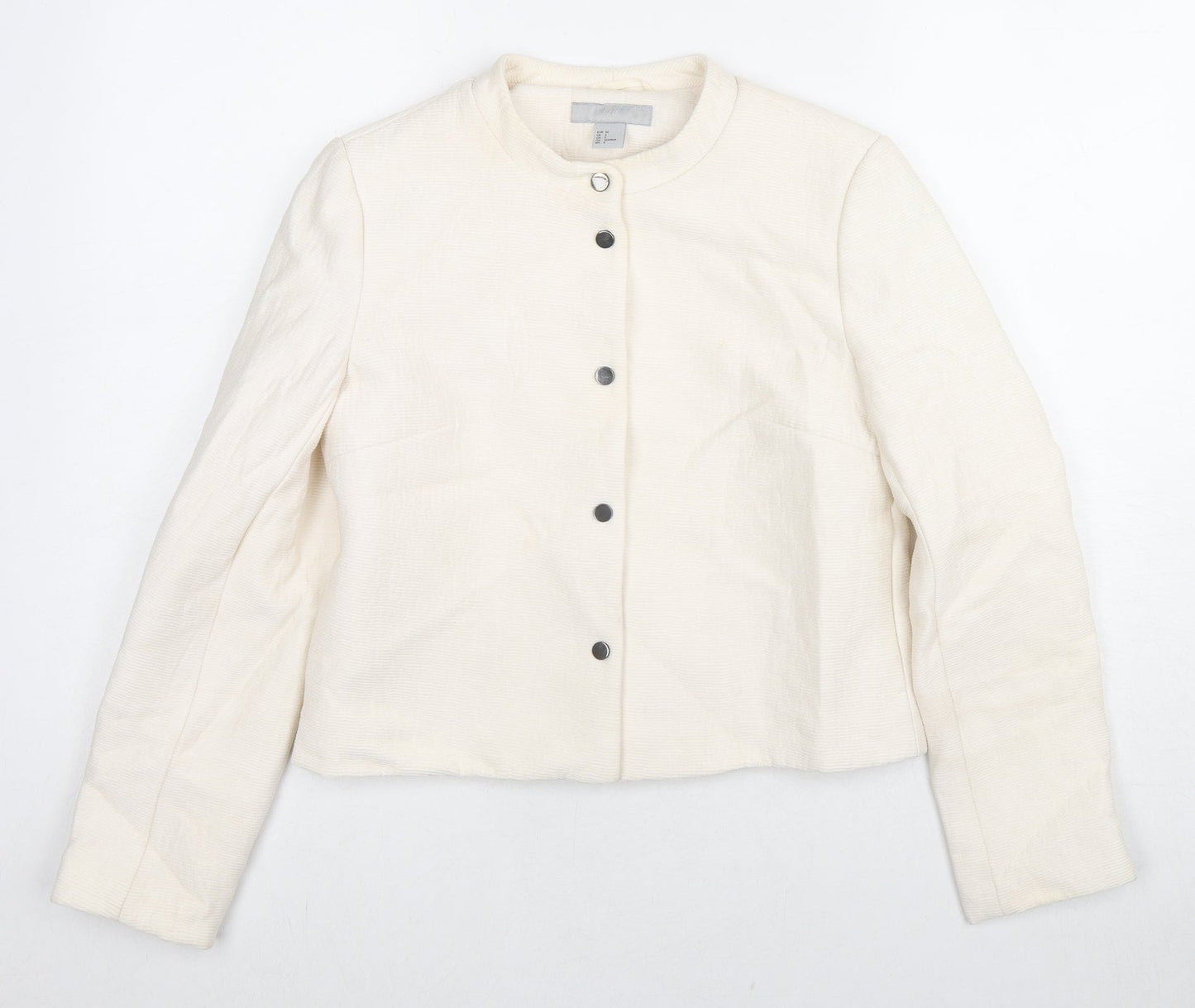 Womens UK Size 8 H&M Ivory Jacket