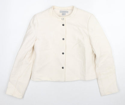 Womens UK Size 8 H&M Ivory Jacket