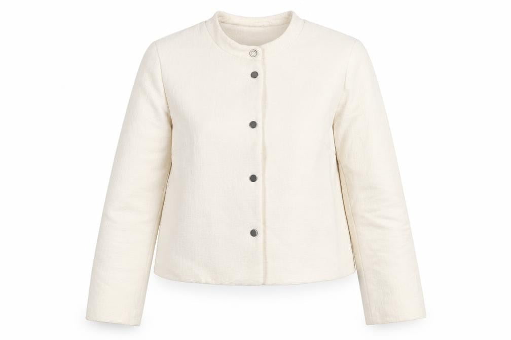 Womens UK Size 8 H&M Ivory Jacket