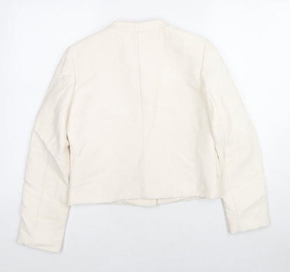 Womens UK Size 8 H&M Ivory Jacket