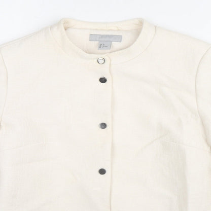 Womens UK Size 8 H&M Ivory Jacket