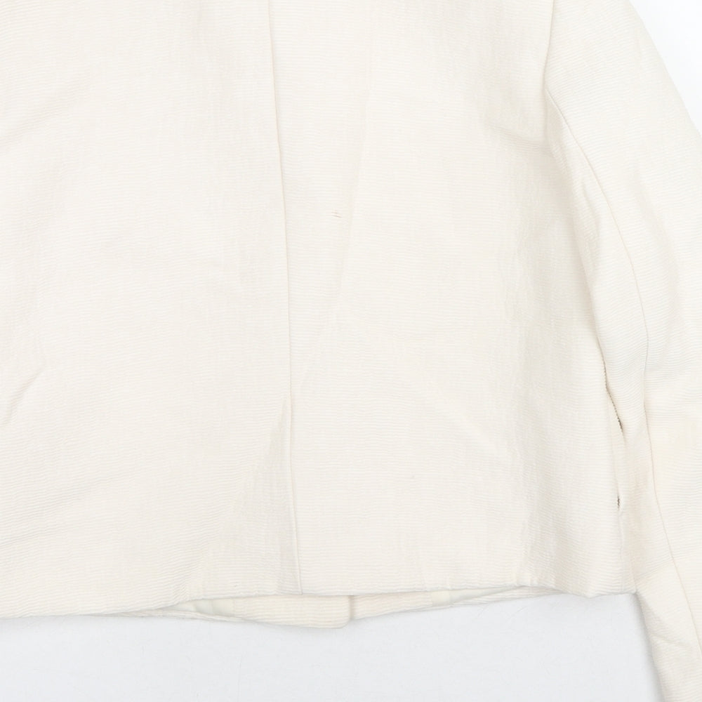 Womens UK Size 8 H&M Ivory Jacket
