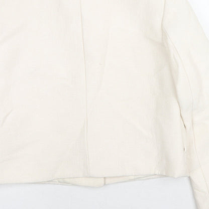 Womens UK Size 8 H&M Ivory Jacket