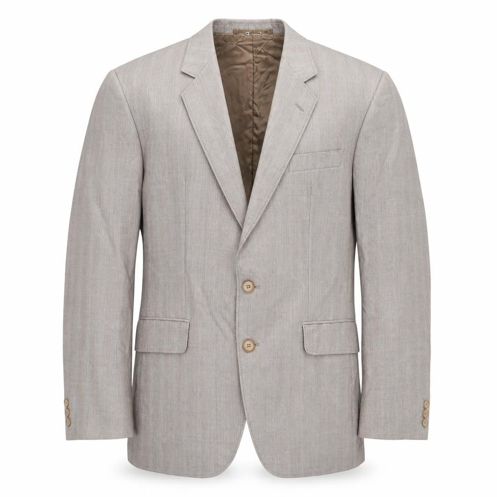 Mens UK Size 42 Trevira Regular Grey Suit Jacket