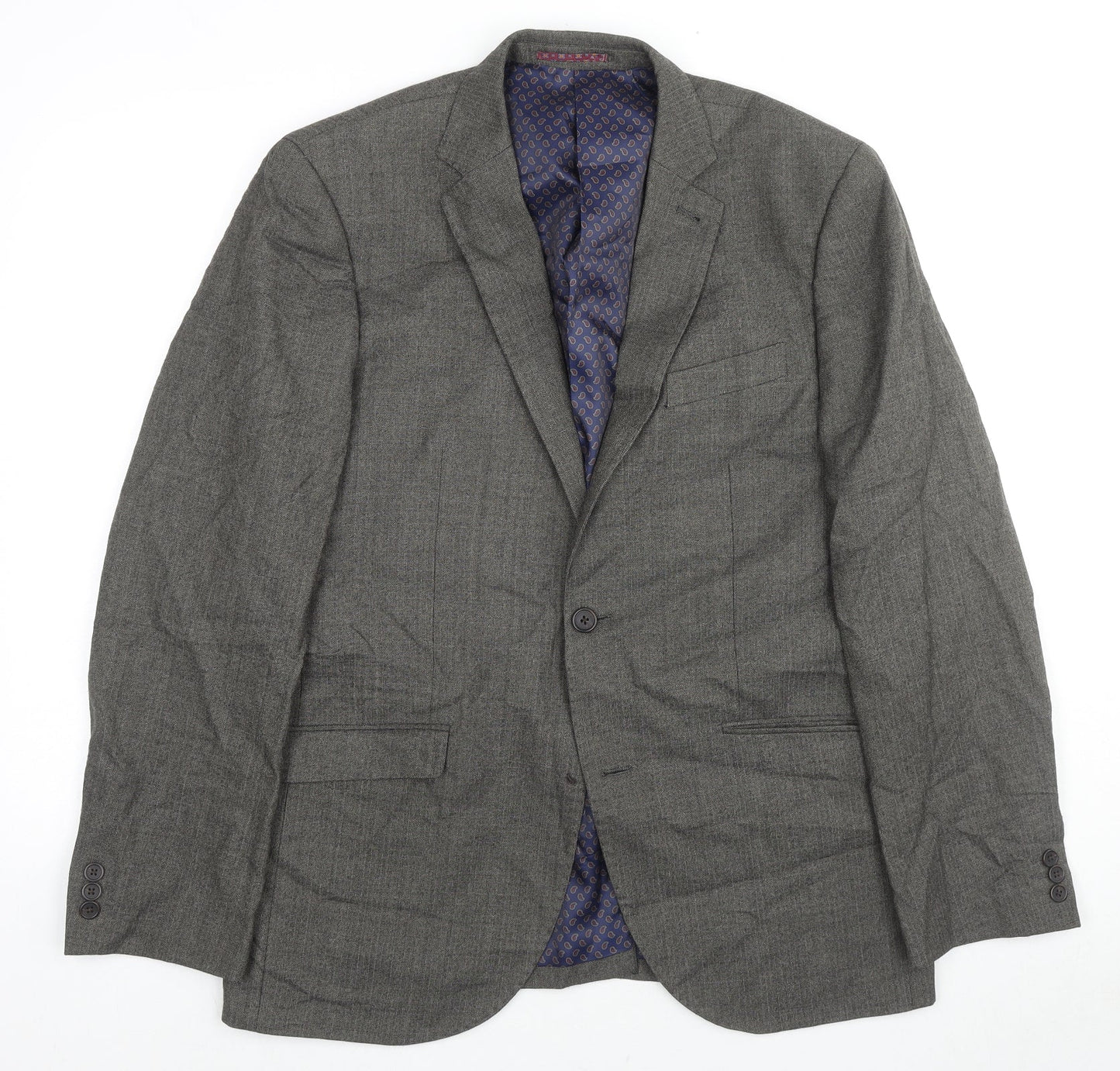Mens UK Size 42 NEXT Regular Grey Suit Jacket