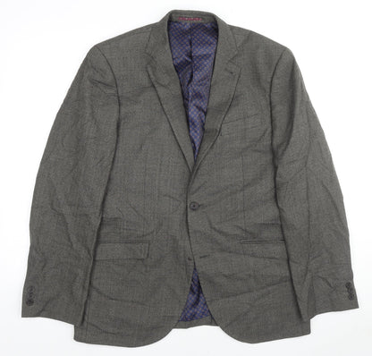 Mens UK Size 42 NEXT Regular Grey Suit Jacket
