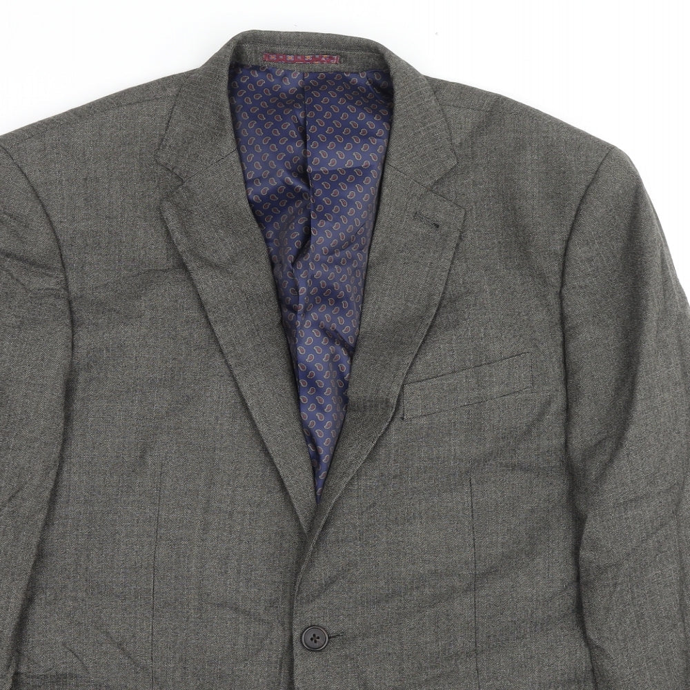 Mens UK Size 42 NEXT Regular Grey Suit Jacket