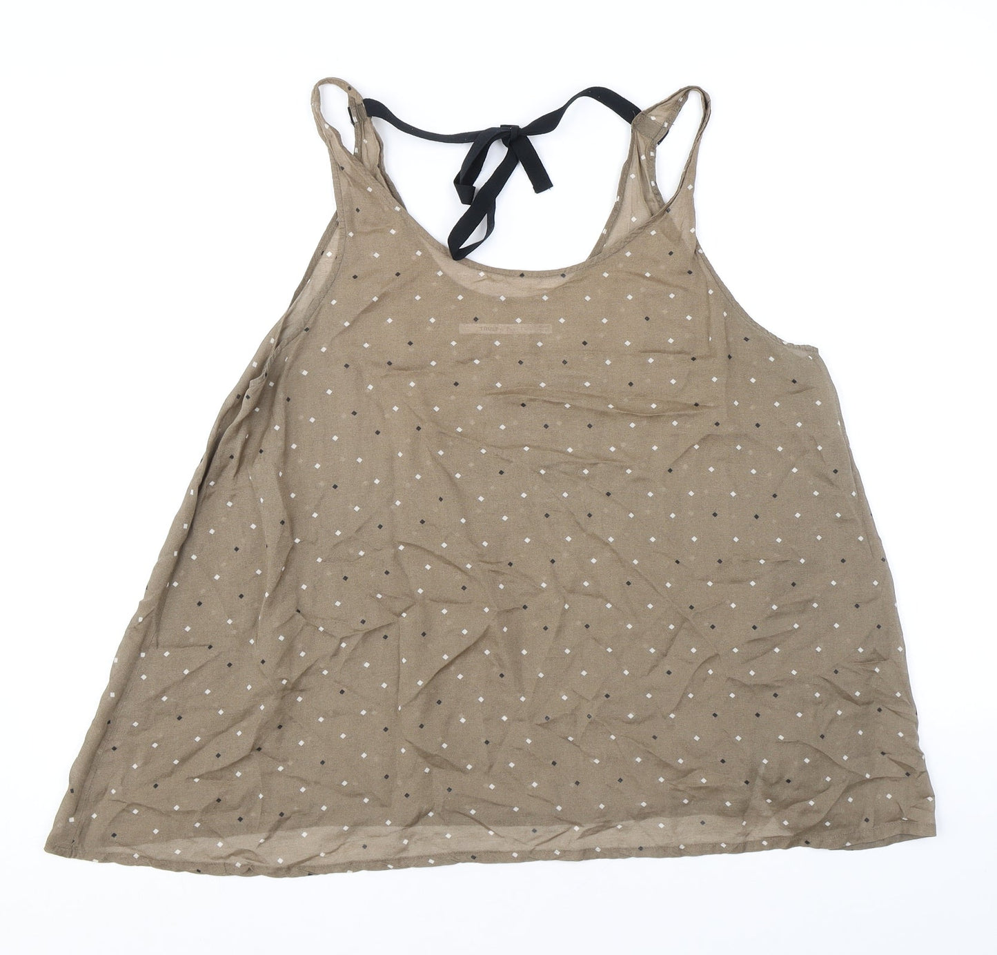 Womens UK Size 14 Part Two Brown Camisole Tank