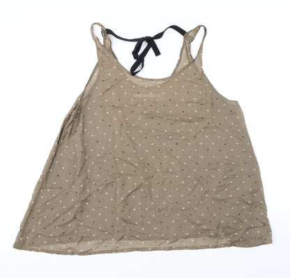 Womens UK Size 14 Part Two Brown Camisole Tank