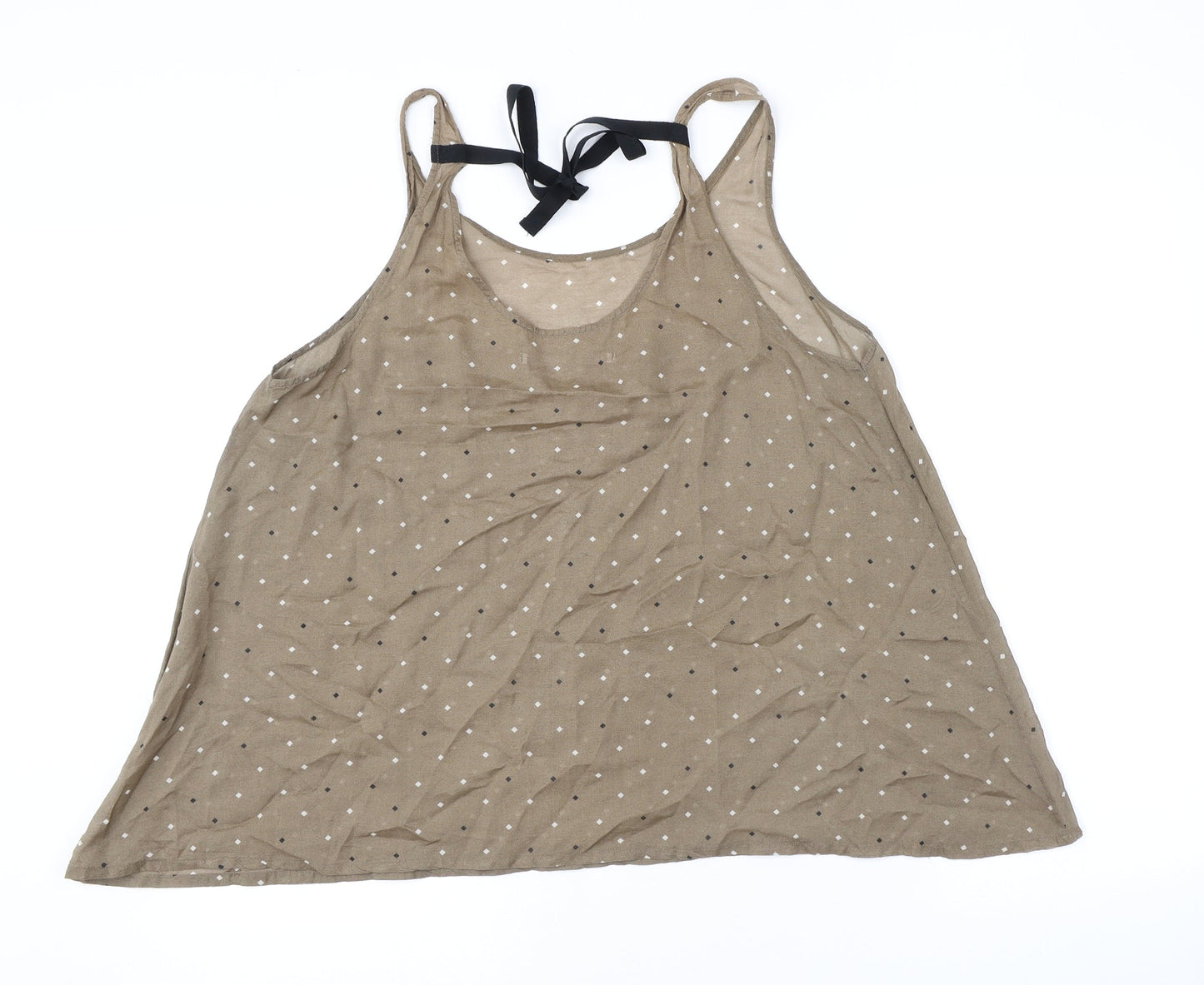 Womens UK Size 14 Part Two Brown Camisole Tank