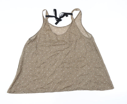 Womens UK Size 14 Part Two Brown Camisole Tank