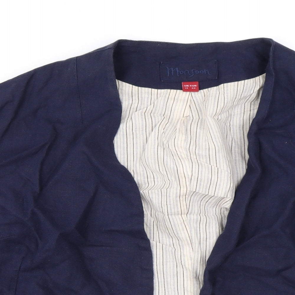Womens UK Size 14 Monsoon Blue Jacket