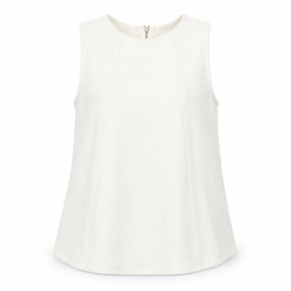 Womens UK Size 10 Topshop White Basic Tank