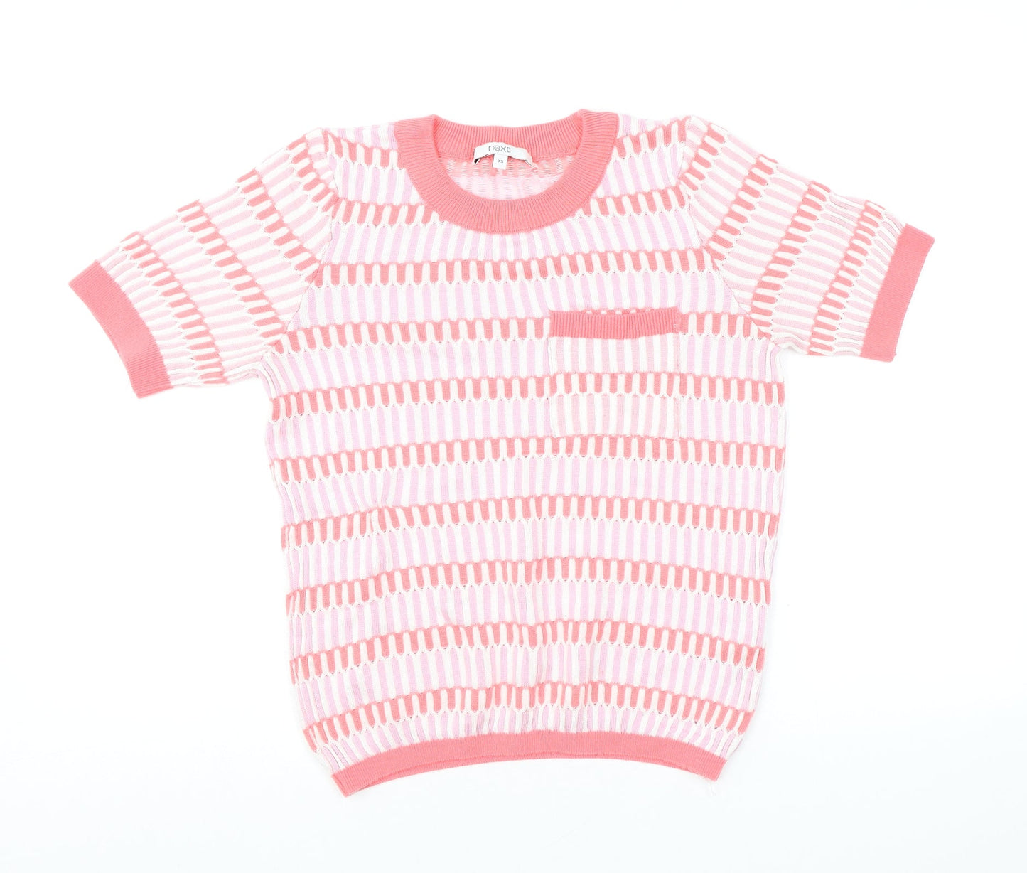 Womens UK Size XS NEXT Pink Pullover Jumper