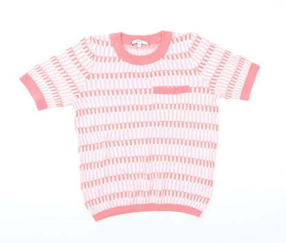 Womens UK Size XS NEXT Pink Pullover Jumper