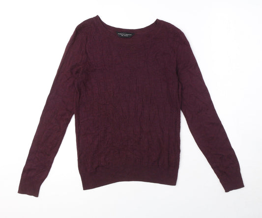 Womens UK Size 6 Dorothy Perkins Purple Pullover Jumper