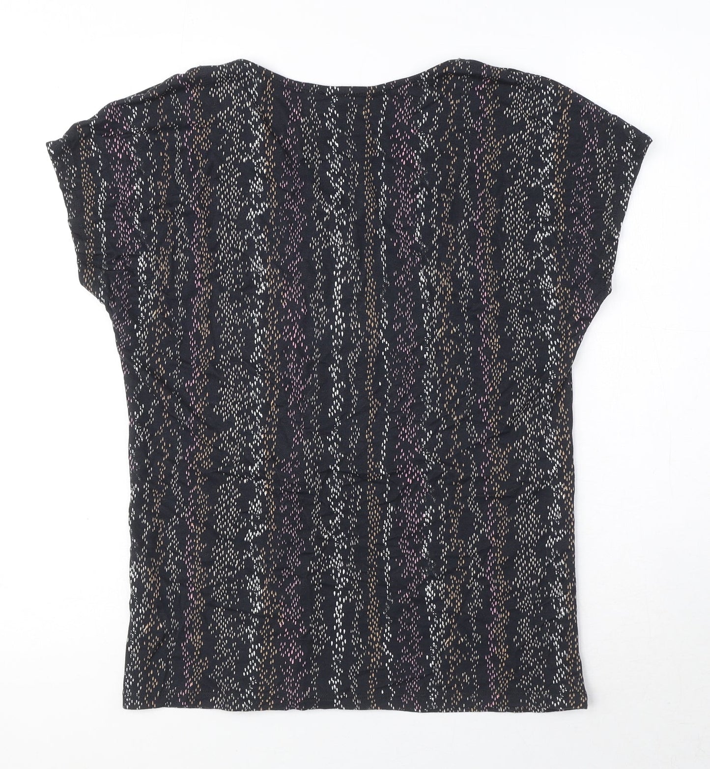 Womens UK Size 12 Marks and Spencer Black Basic T-Shirt