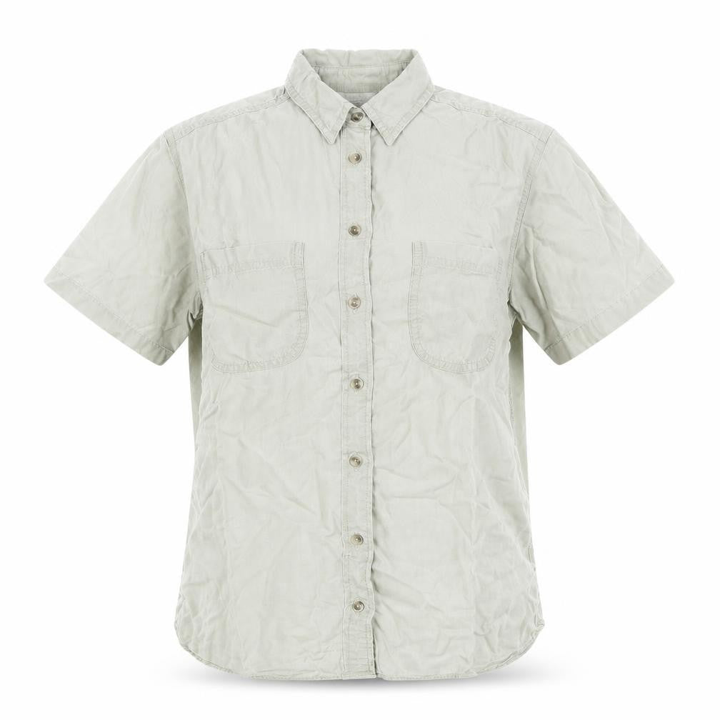 Womens UK Size 12 Marks and Spencer Green Basic Button-Up
