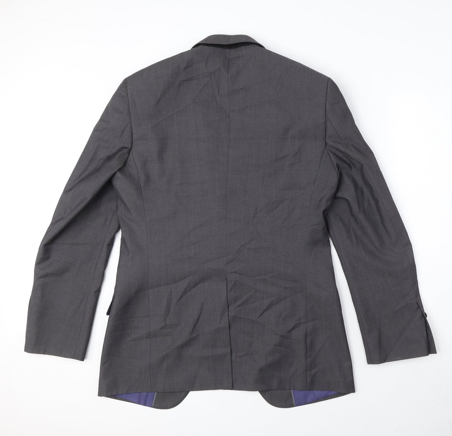 Autograph Mens Grey Wool Jacket Suit Jacket Size M Regular