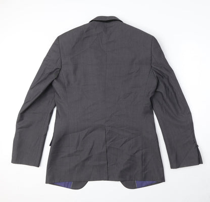 Autograph Mens Grey Wool Jacket Suit Jacket Size M Regular
