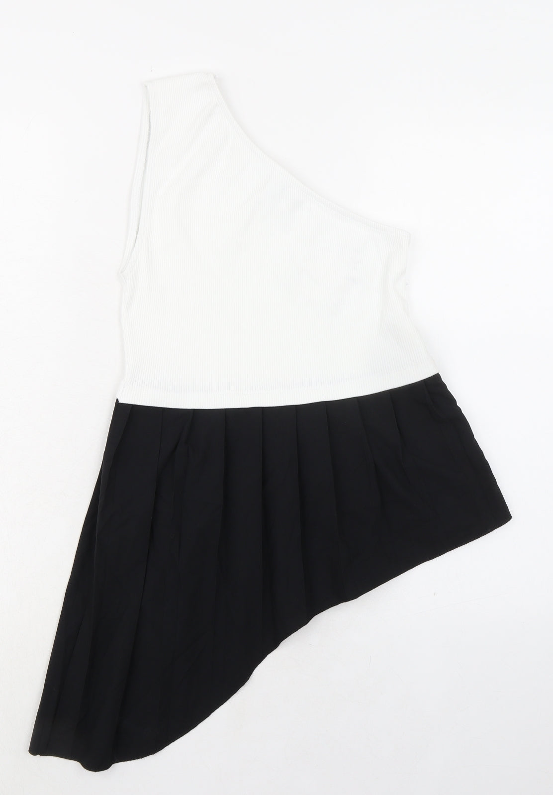 Womens UK Size S Zara Black Basic Tank