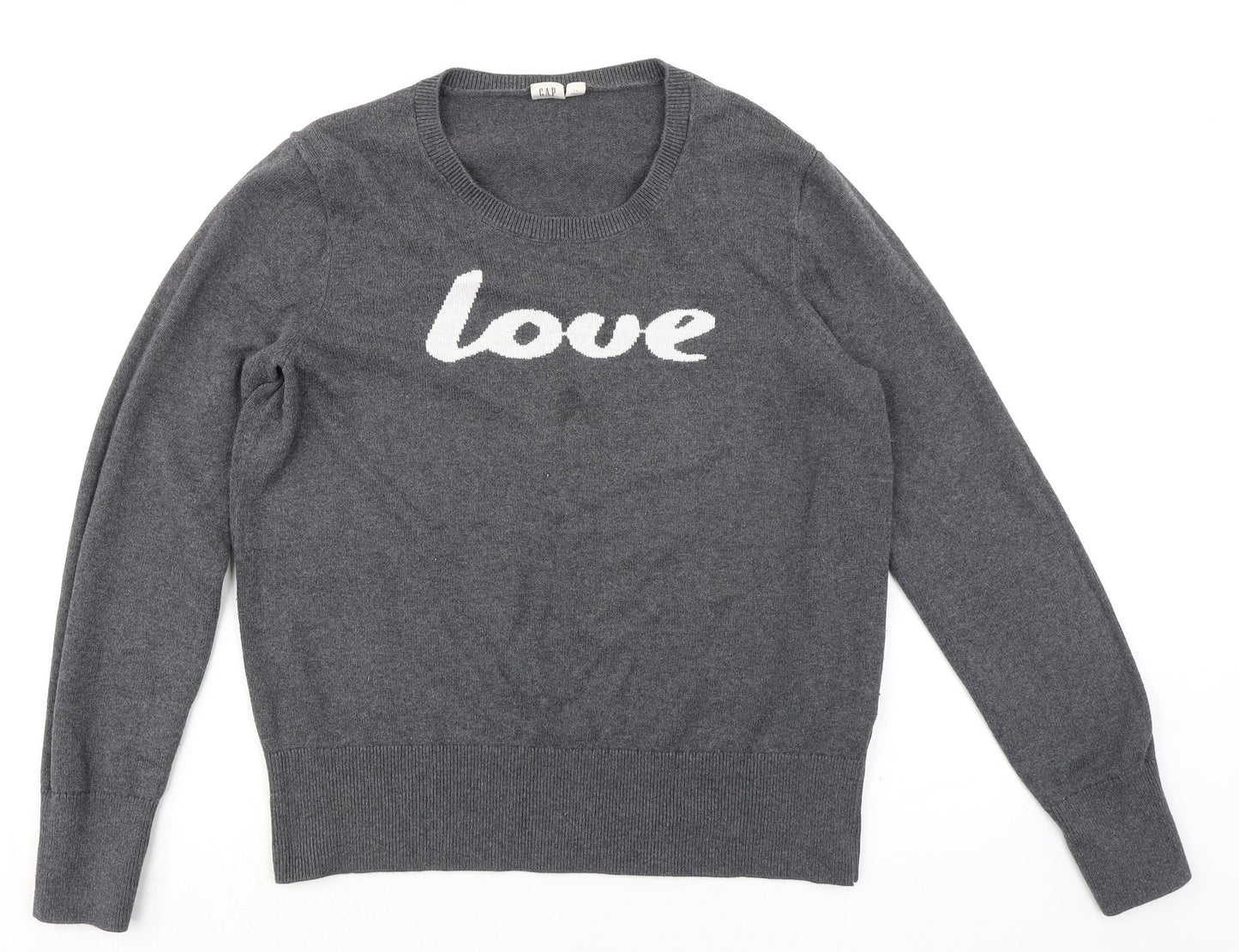 Womens UK Size L Gap Grey Pullover Jumper