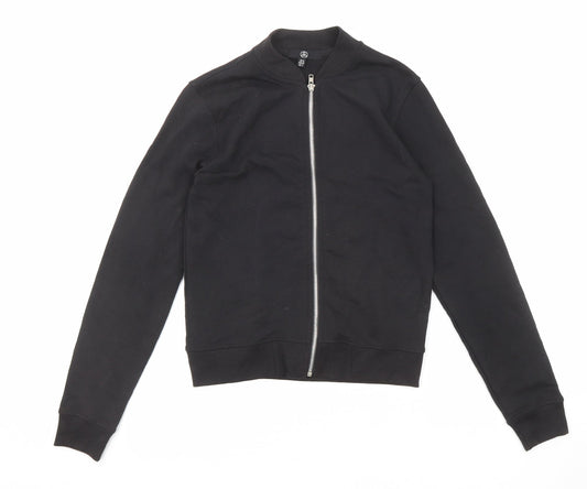 Missguided Womens Black Jacket Size 6 Zip