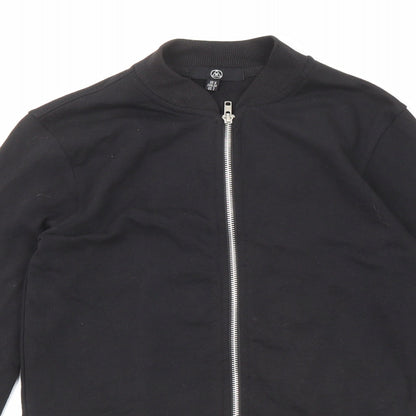 Missguided Womens Black Jacket Size 6 Zip