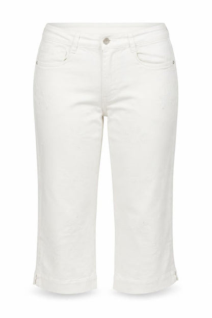Stephen Womens White Cotton Cropped Jeans Size 30 in Regular Zip