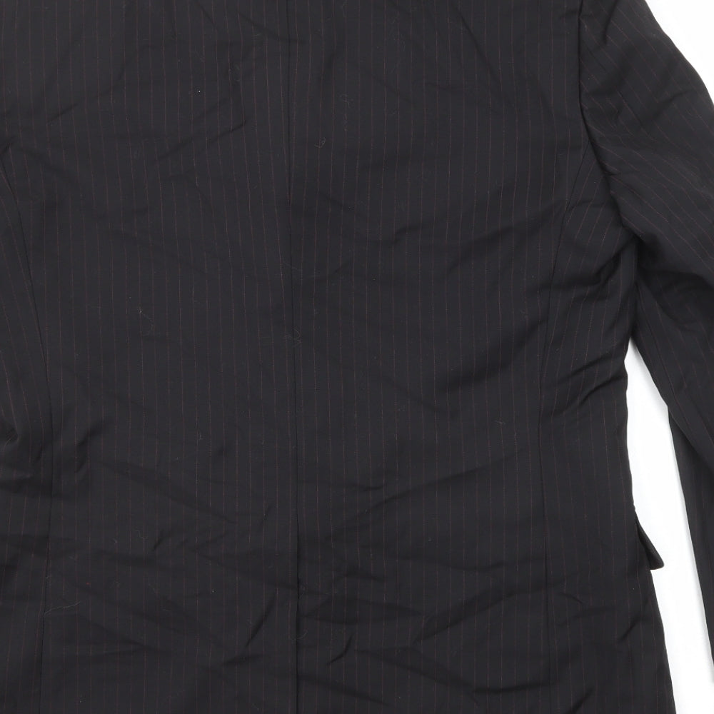 Mens UK Size 40 BHS Regular Black Suit Jacket