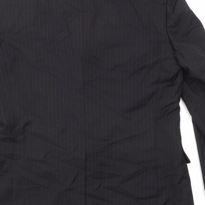 Mens UK Size 40 BHS Regular Black Suit Jacket