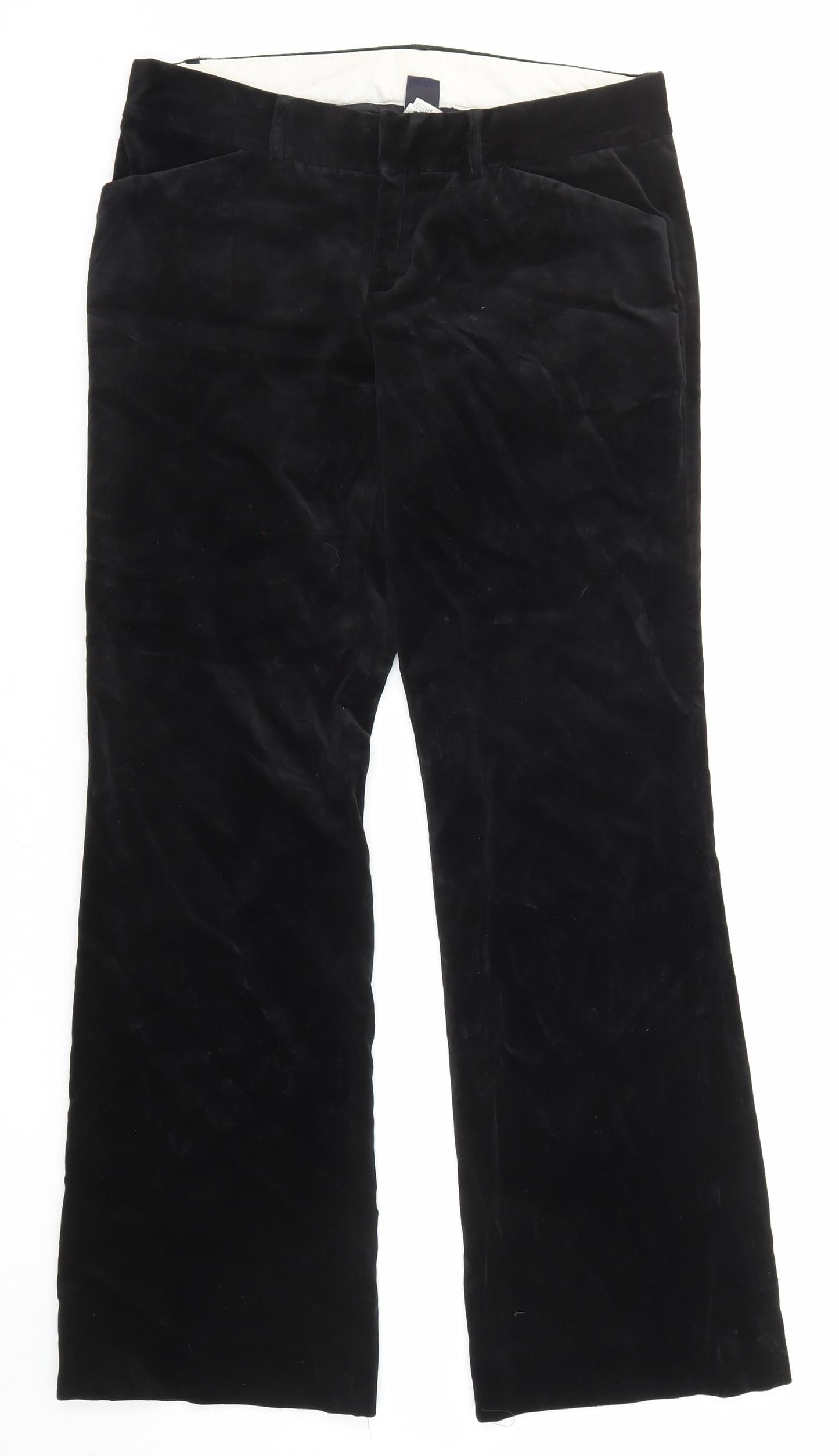 Womens UK Size 30 Gap Regular Fit  Black Trousers