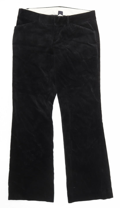 Womens UK Size 30 Gap Regular Fit  Black Trousers