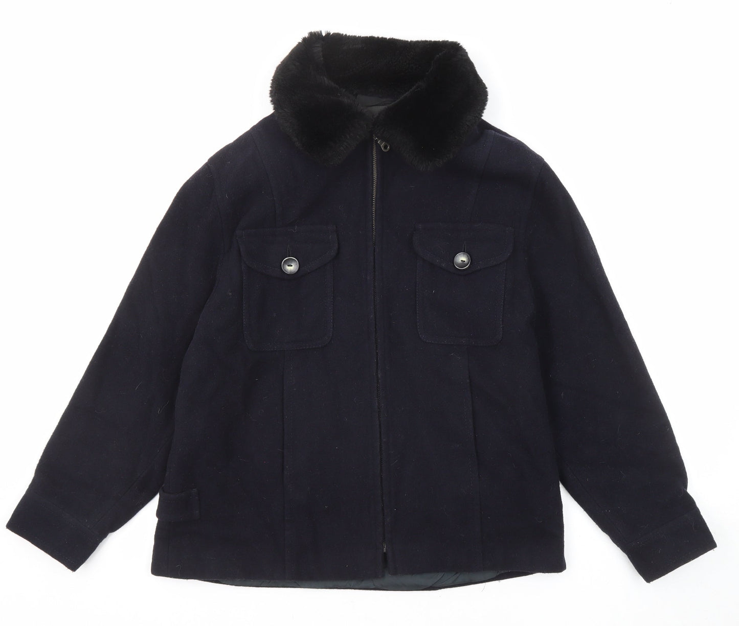 Womens UK Size 12 Charlotte Halton Blue Jacket